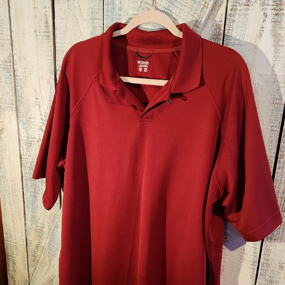 Columbia Men's Rich Burgundy Polo Shirt